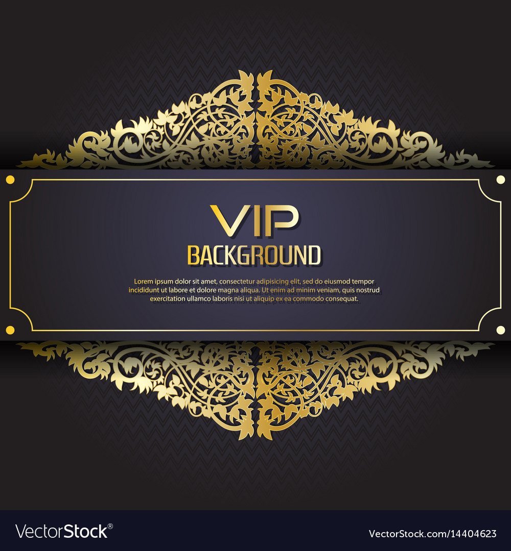 Gold background flyer style design template