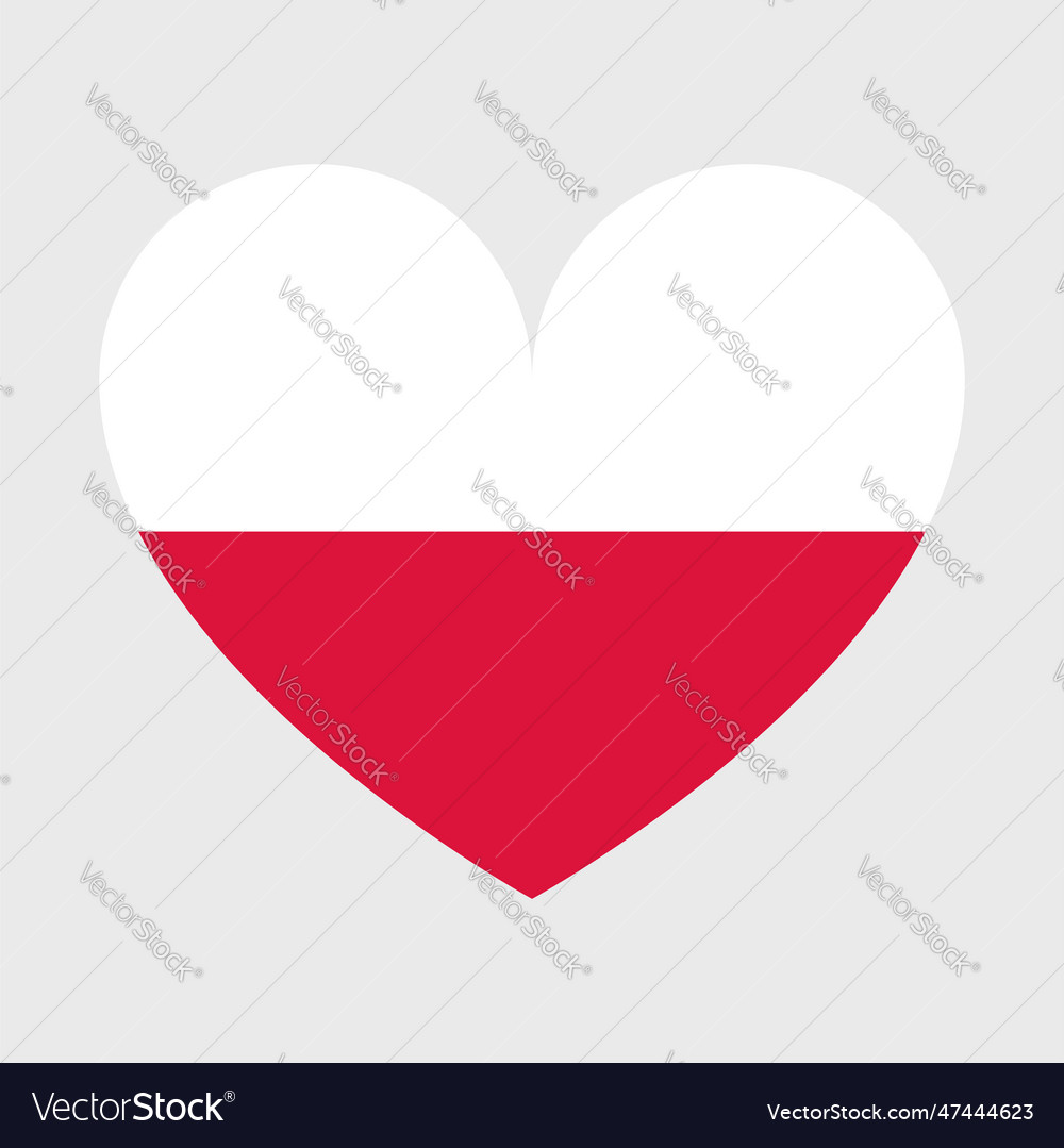 Poland flag icons set Royalty Free Vector Image