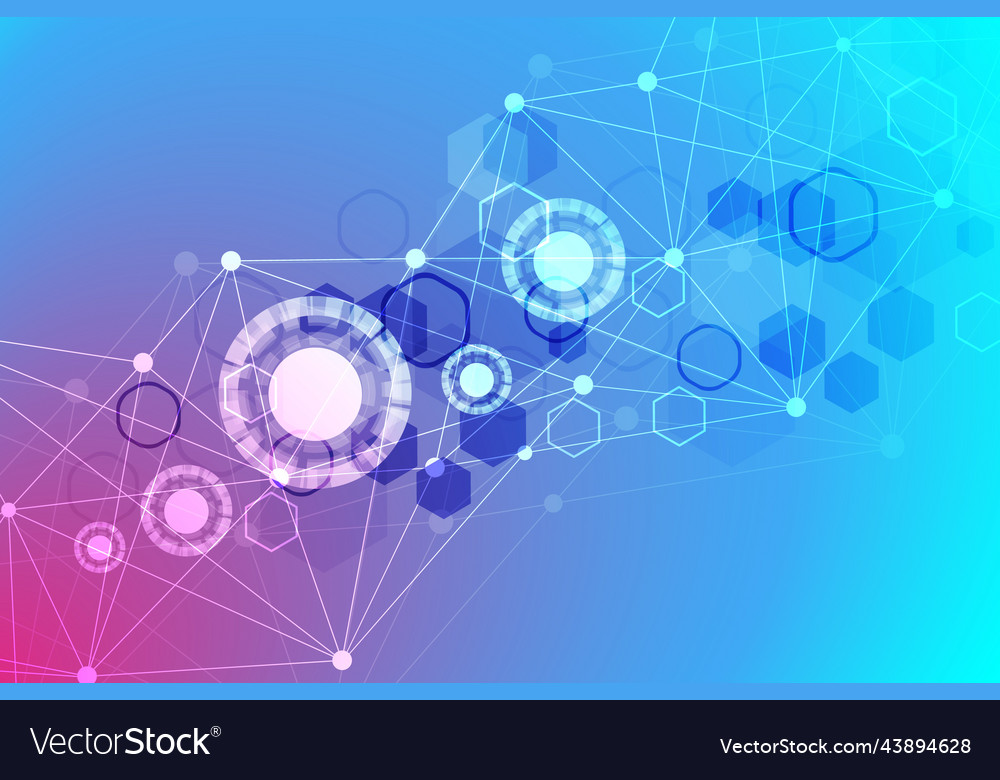 Big data visualization background modern