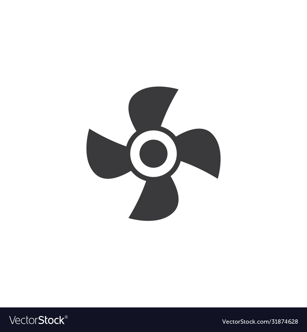 Fan icon template vector image Fan icon template