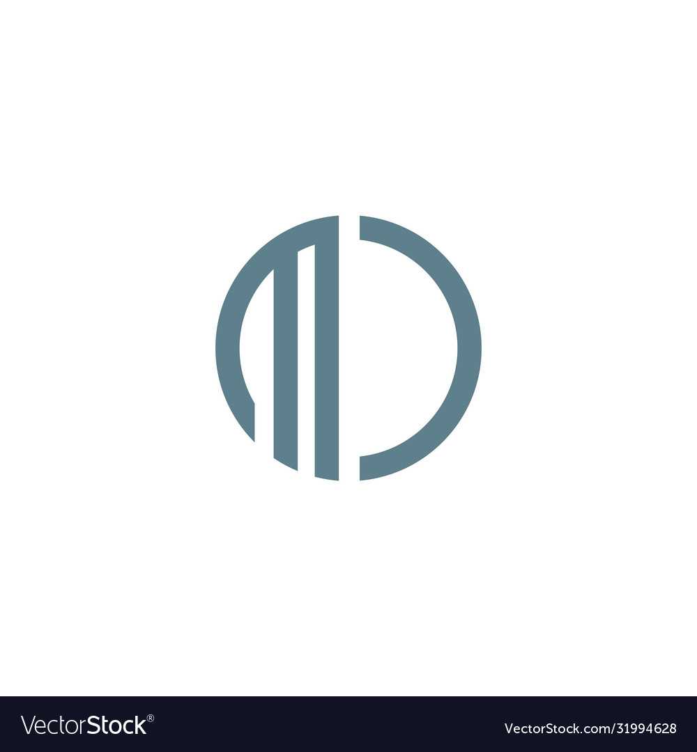 Initial letter mc or cm logo design template