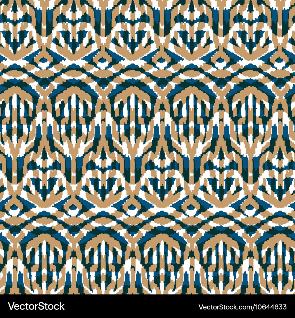 Ethnic hand drawn seamless pattern Royalty Free Vector Image