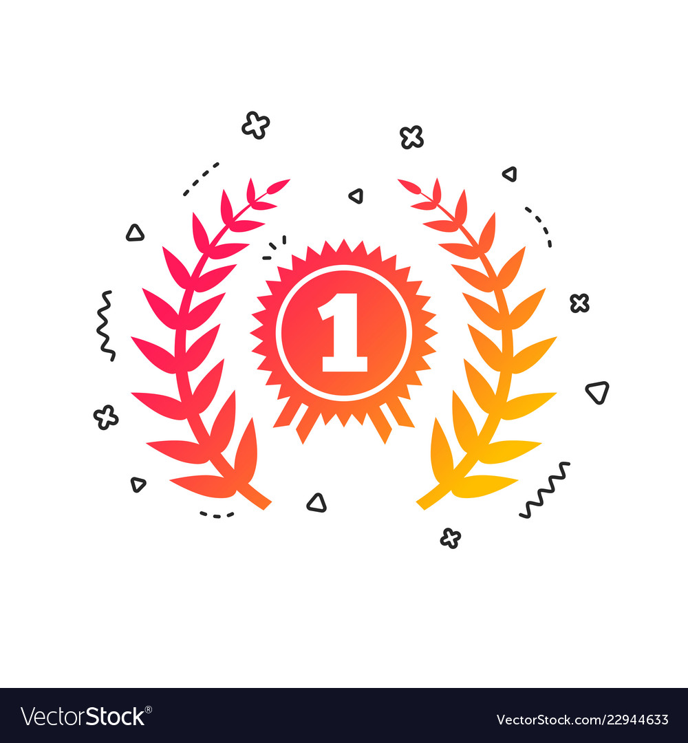 first place award sign