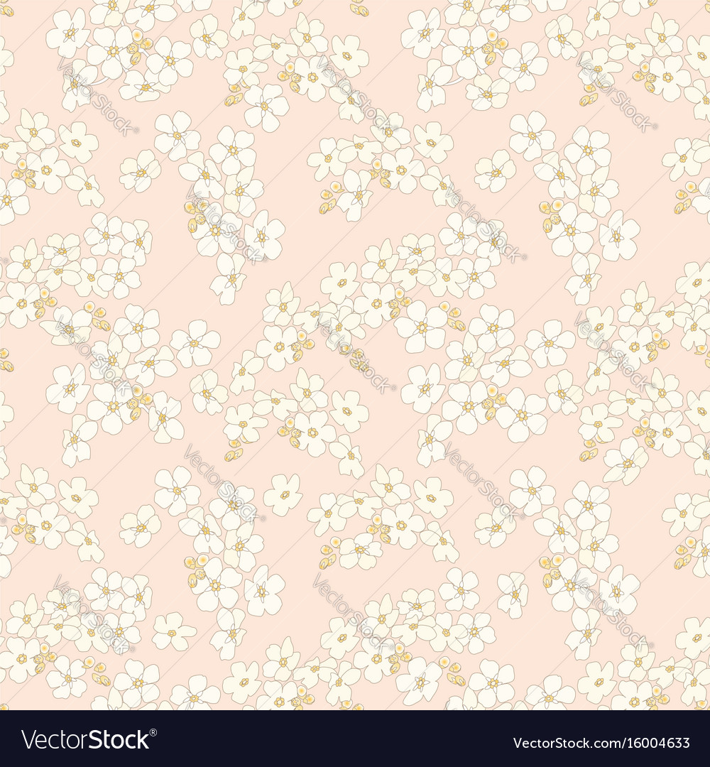 Floral seamless pattern flower background