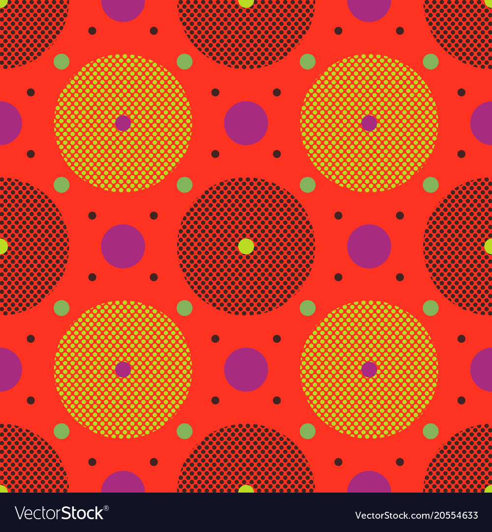 Perforated circle seamless pattern