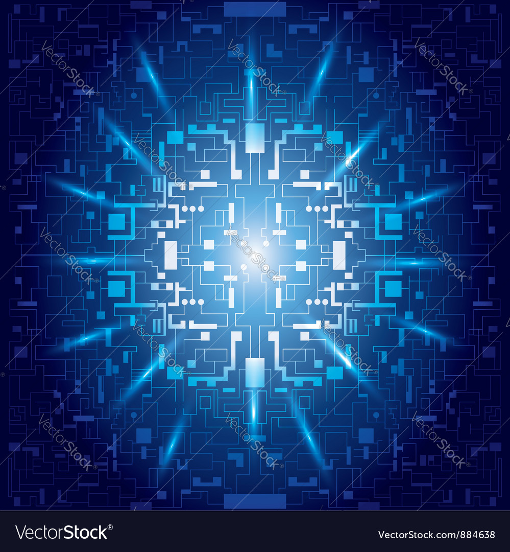 Abstract background with matrix