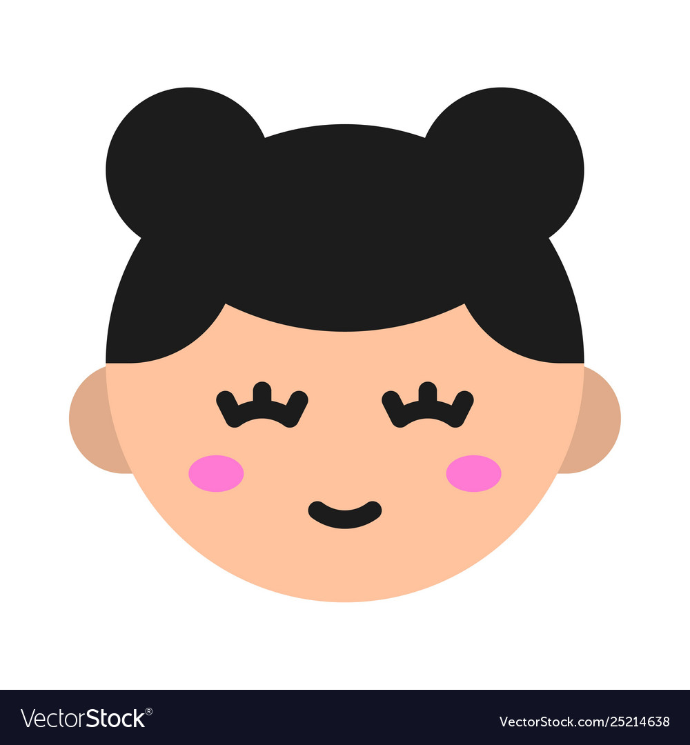 Chinese girl lunar new year flat icon