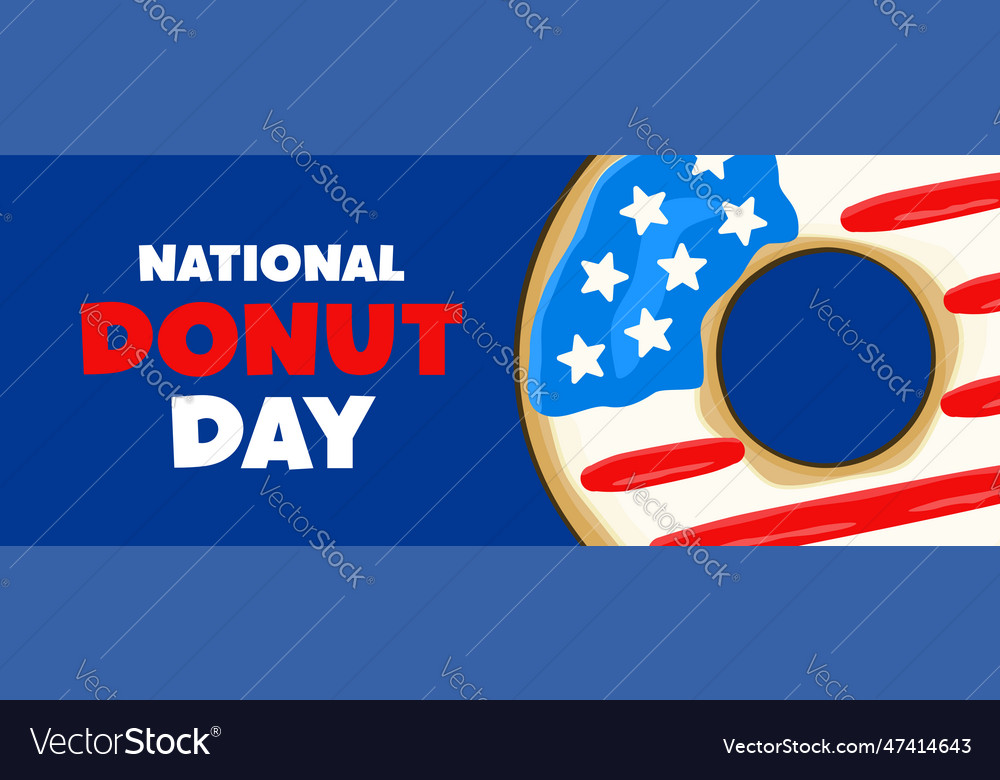 National donut day lettering