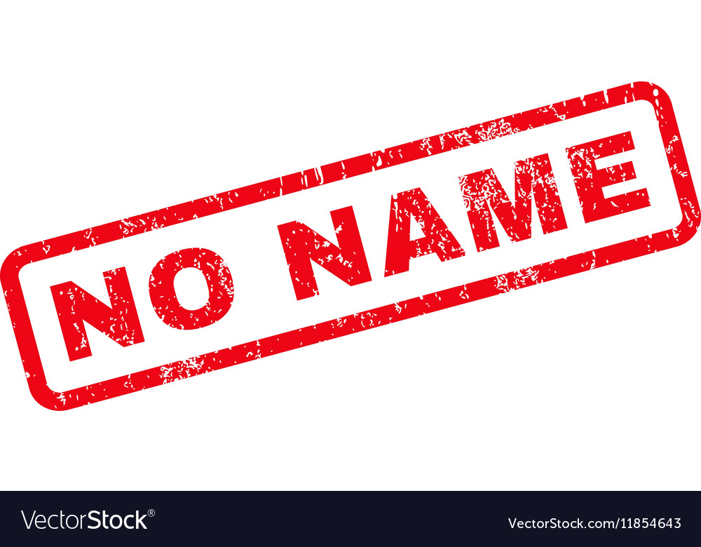 No name rubber stamp Royalty Free Vector Image