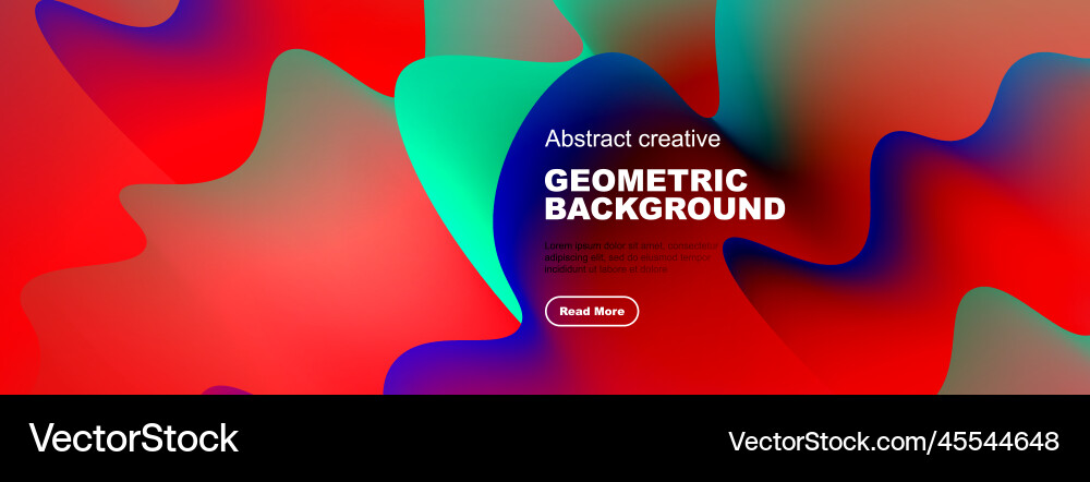 Dynamic liquid waves abstract background Vector Image
