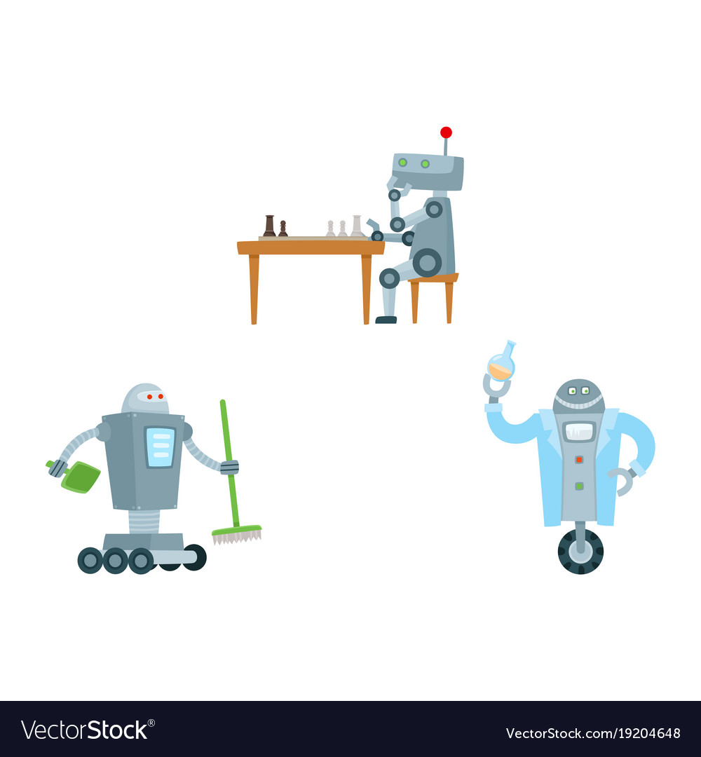 Flat robots set isolated