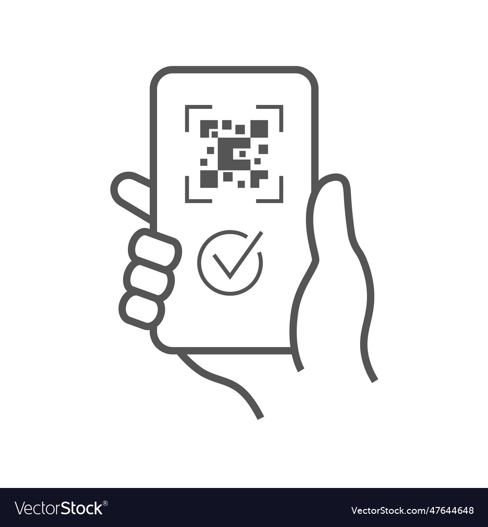 Mobile application qr code scanning in smartphone