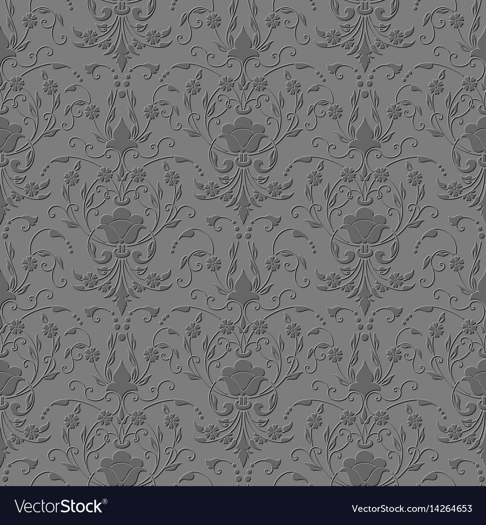 Damask nahtlose Muster Hintergrund klassische