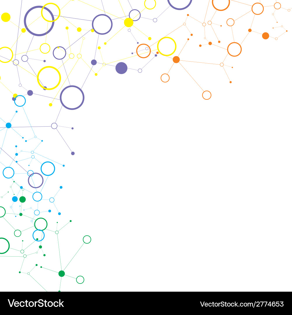 Molecule and communication background Royalty Free Vector
