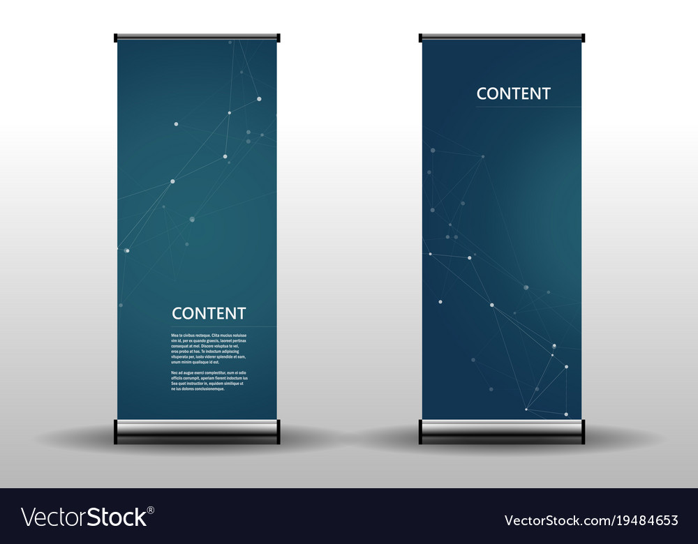 Roll up template for presentation and publication