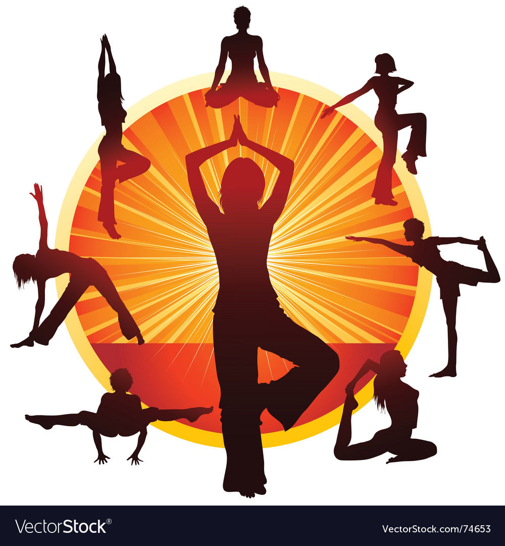 Yoga Royalty Free Vector Image - VectorStock