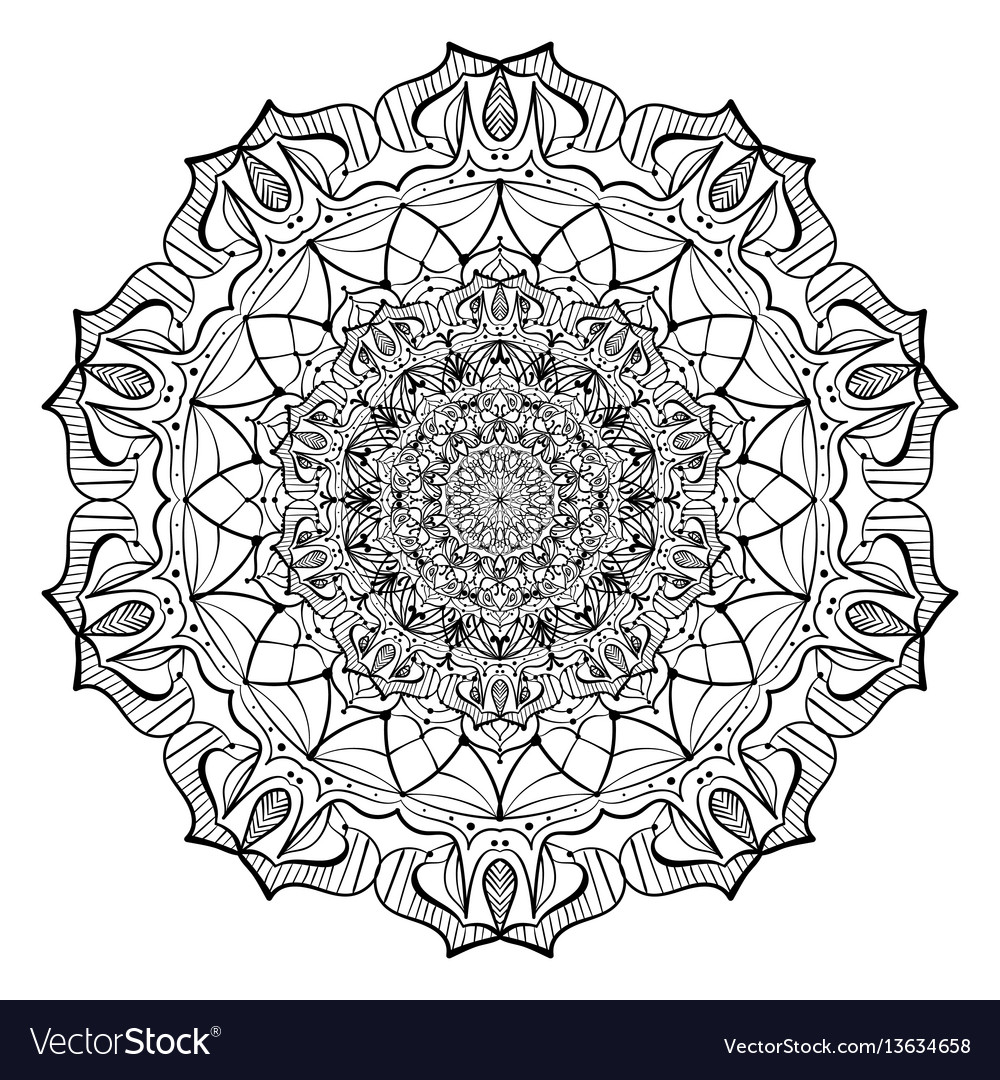 Lace ornament mandala