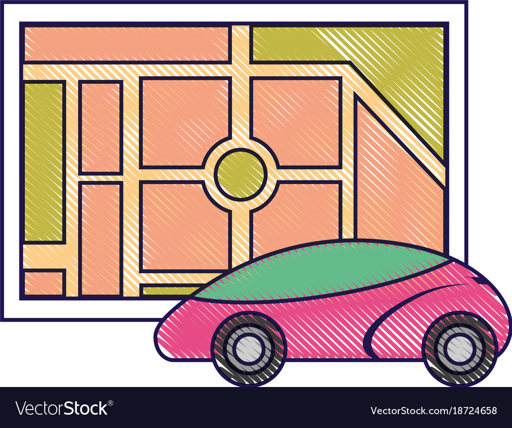 Map navigation car autonomous web application