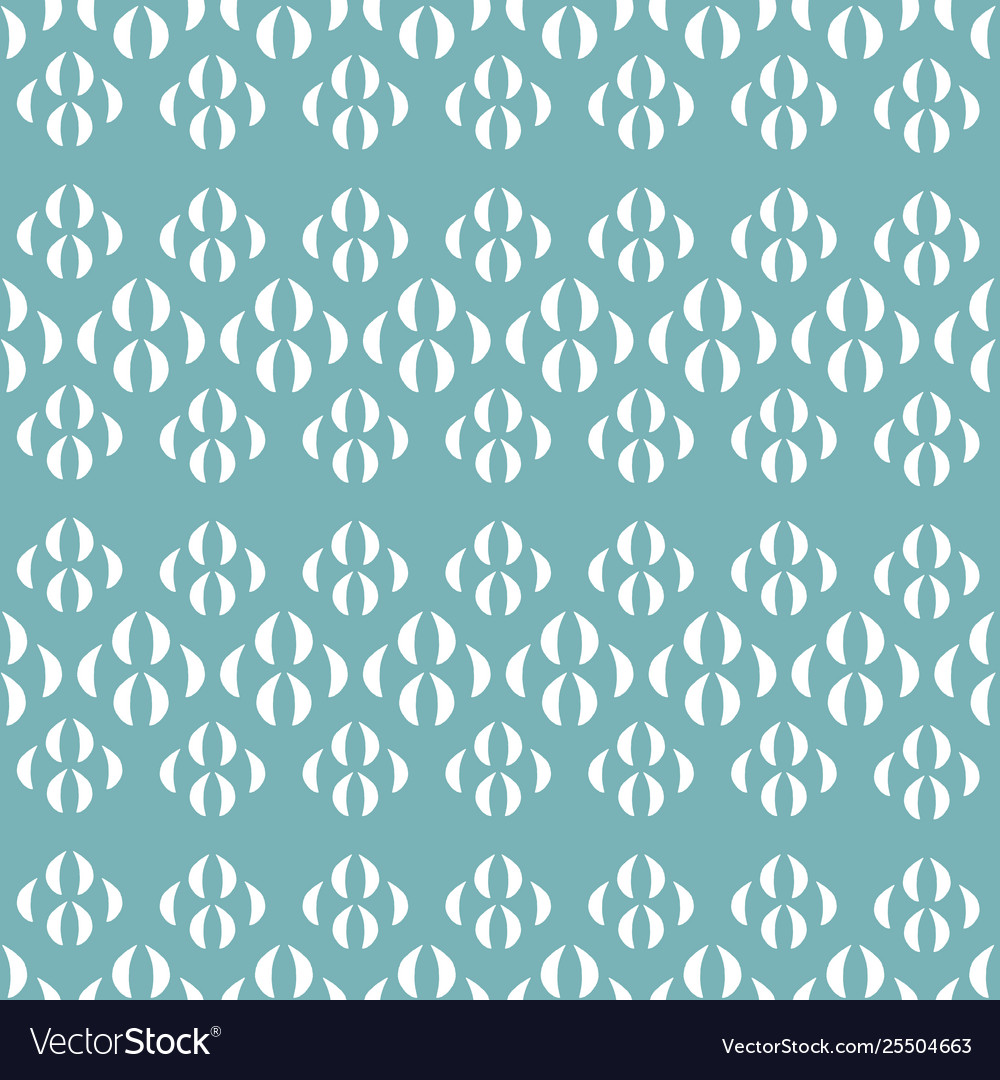 Blue and white geometric seamless pattern Vector Image