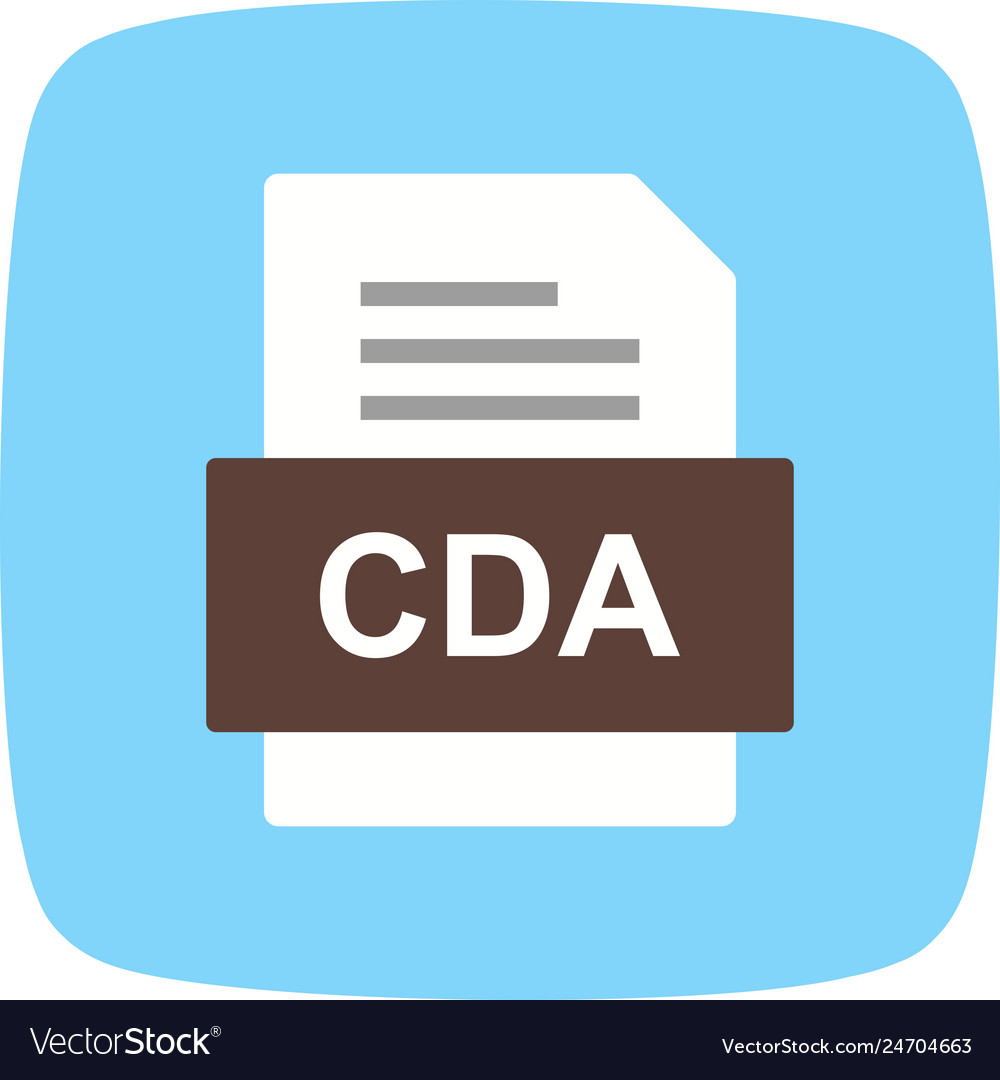 Cda file document icon