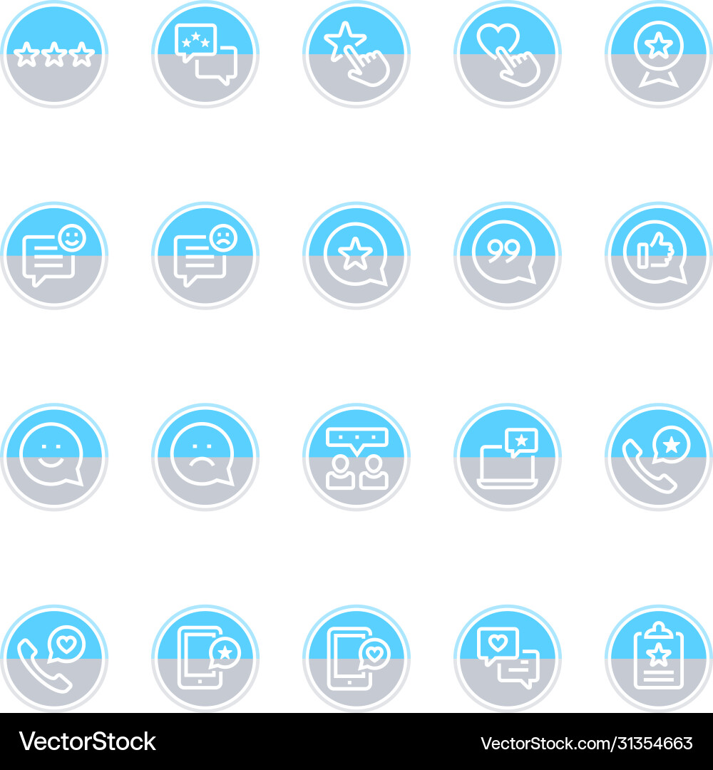 Feedback review 3 Royalty Free Vector Image - VectorStock