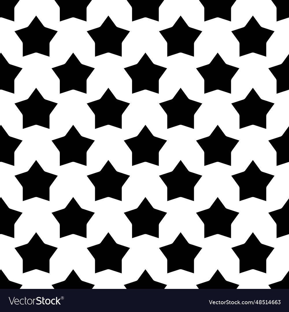 Star seamless pattern geometric shape design Vector Image