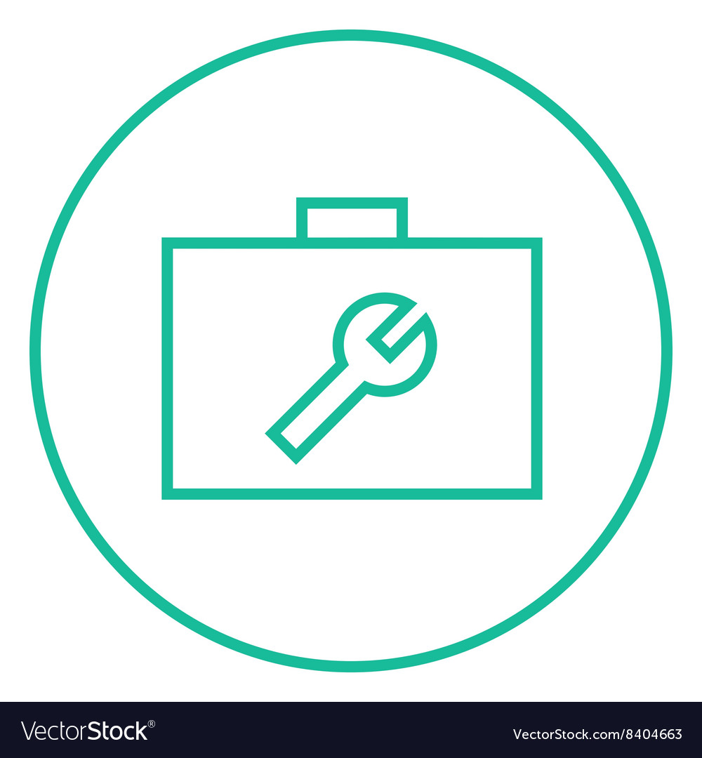 Toolbox line icon