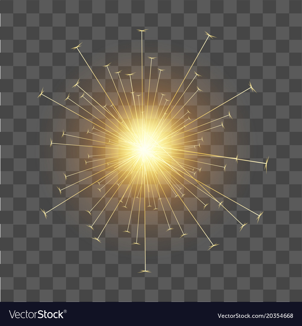 Christmas decoration gold lights sparkler effect