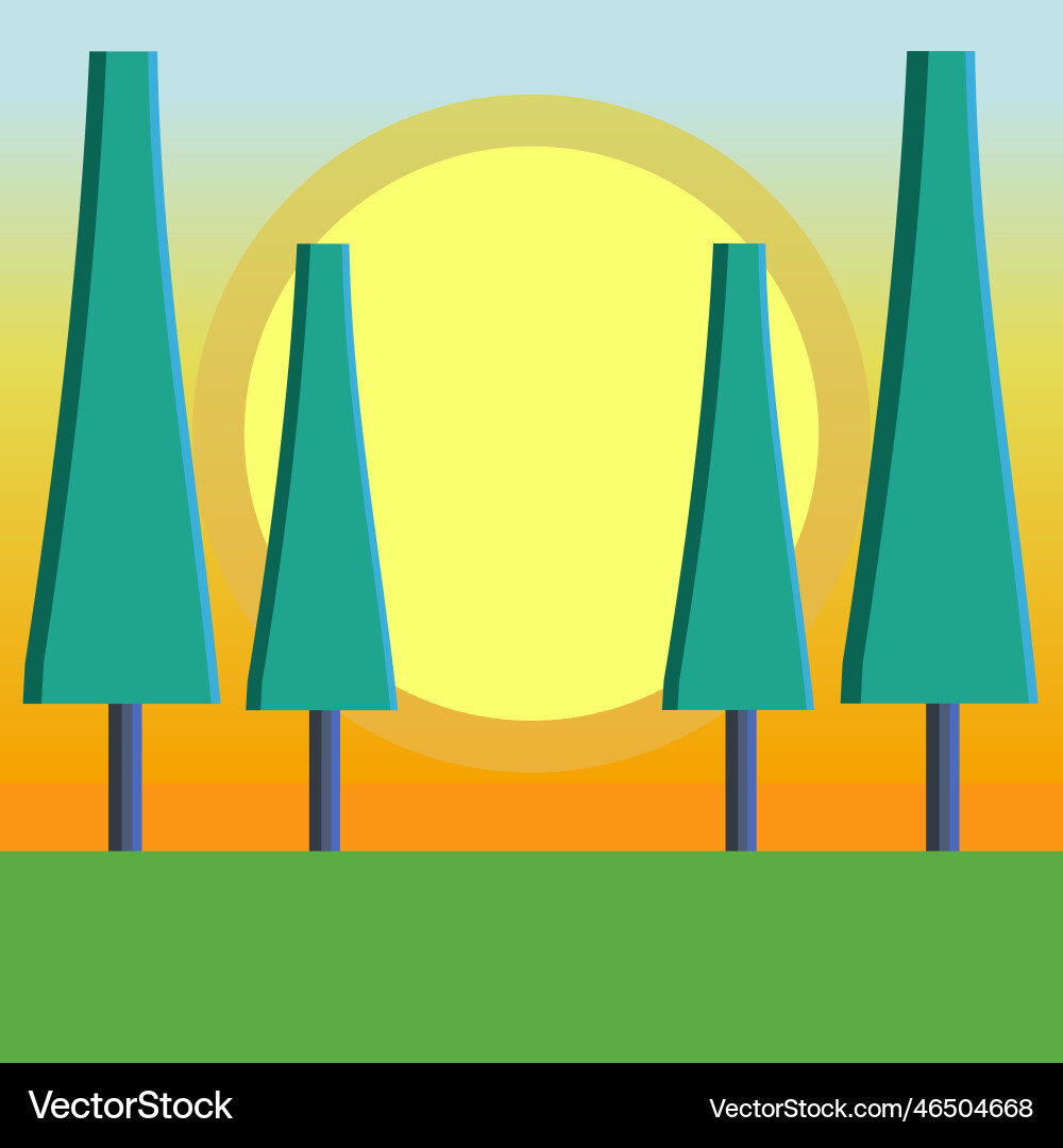 Pine evergreen rustic forest logo Royalty Free Vector Image