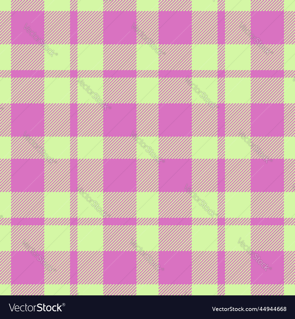 Plaid texture seamless fabric background check Vector Image