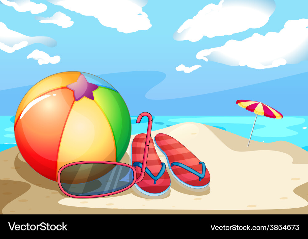 Beach Royalty Free Vector Image - VectorStock