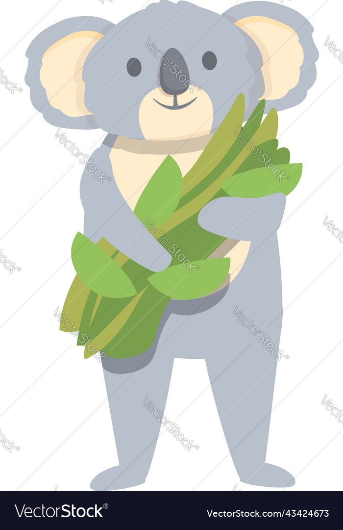 Koala icon cartoon cute bear Royalty Free Vector Image