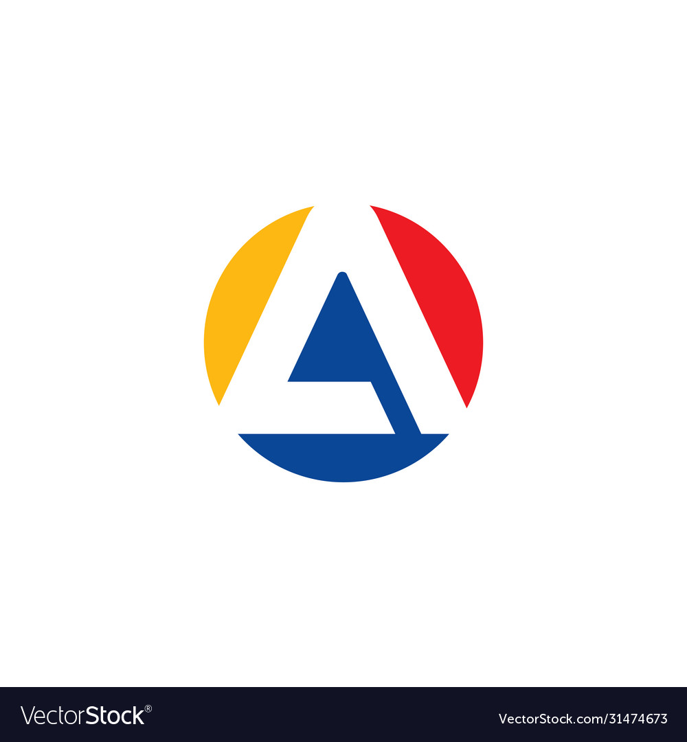 Letter a logo modern