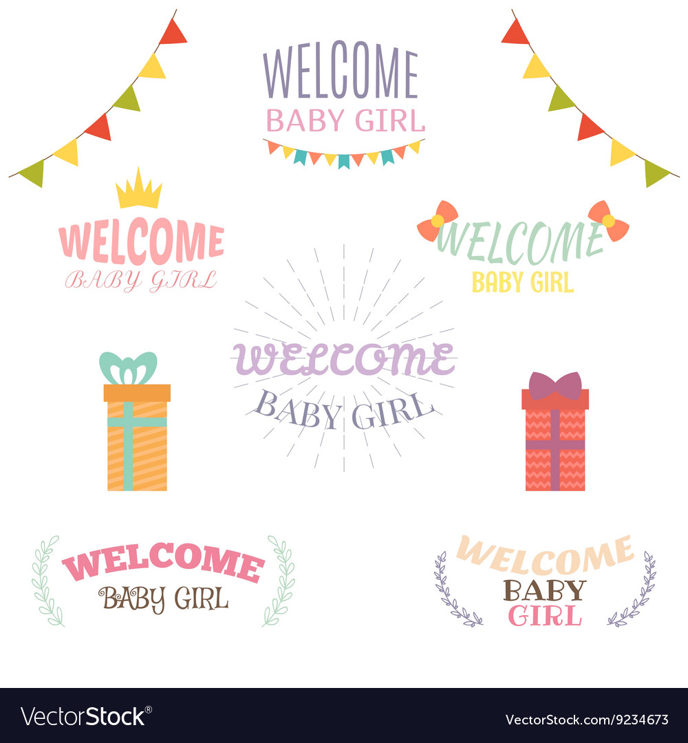 welcome baby girl baby girl arrival postcards baby baby postcards