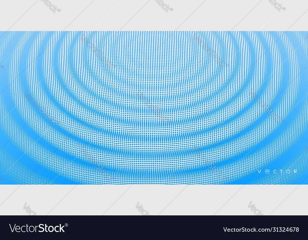 3d wavy Hintergrund mit Rippelwirkung