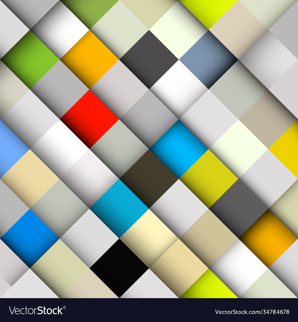 Diagonal colorful squares abstract backdrop vector image Diagonal colorful squares abstract backdrop