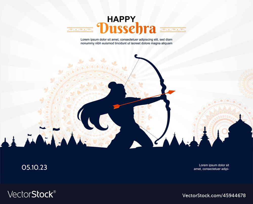 Dussehra banner concept