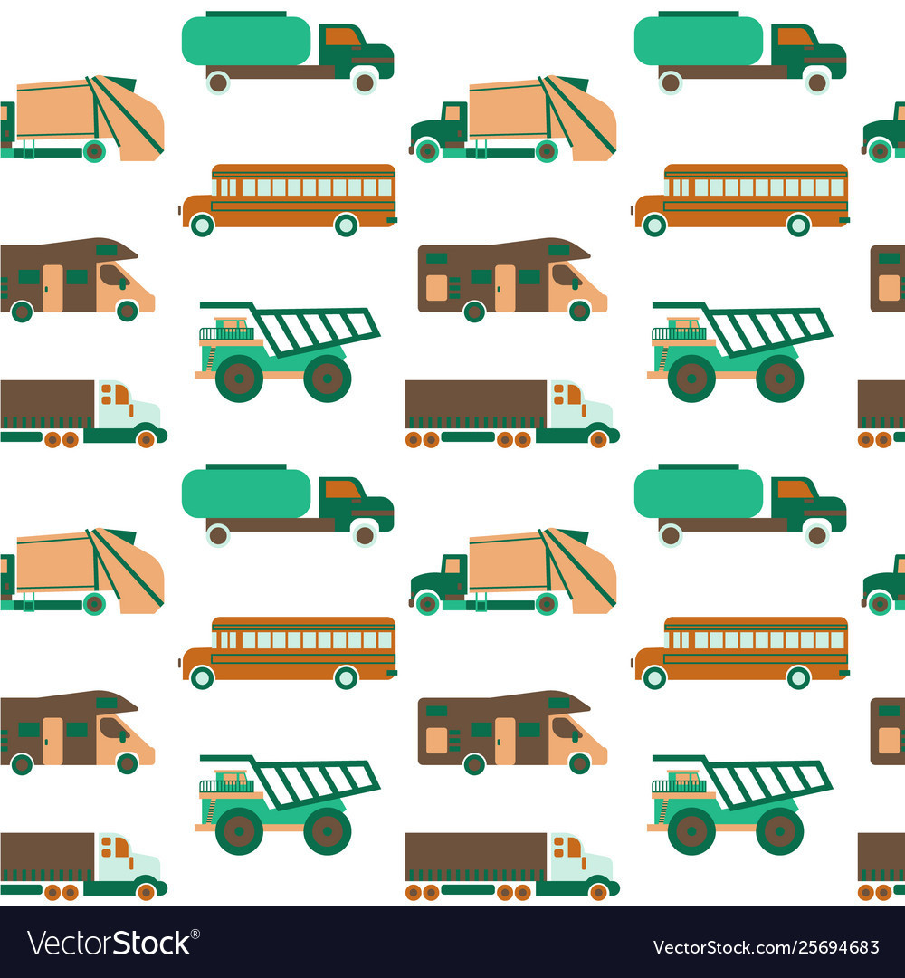 Car pattern flat seamless design