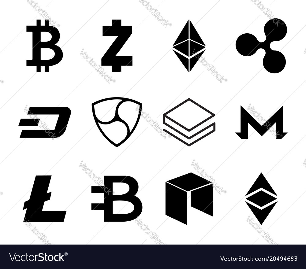 Cryptocurency Icon Set