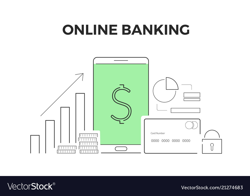 For online banking concept