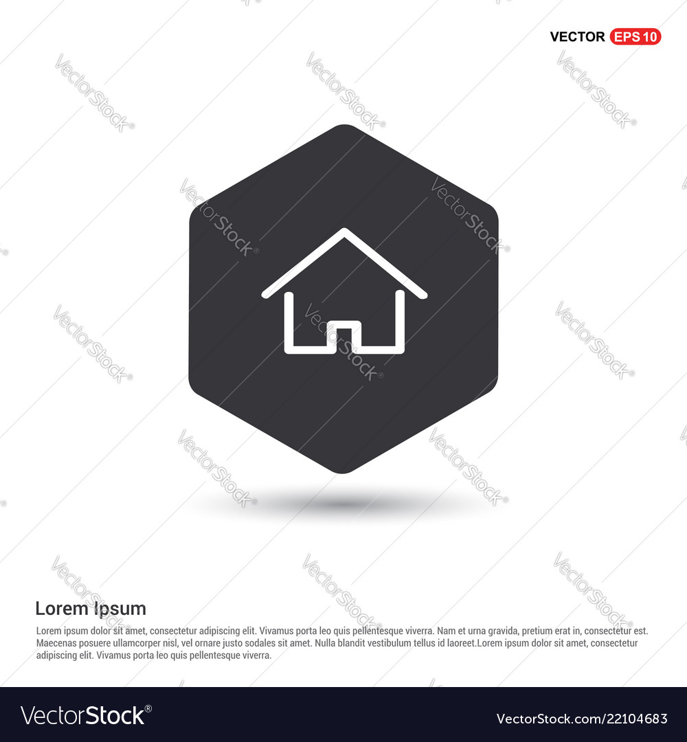 Home icon Royalty Free Vector Image - VectorStock