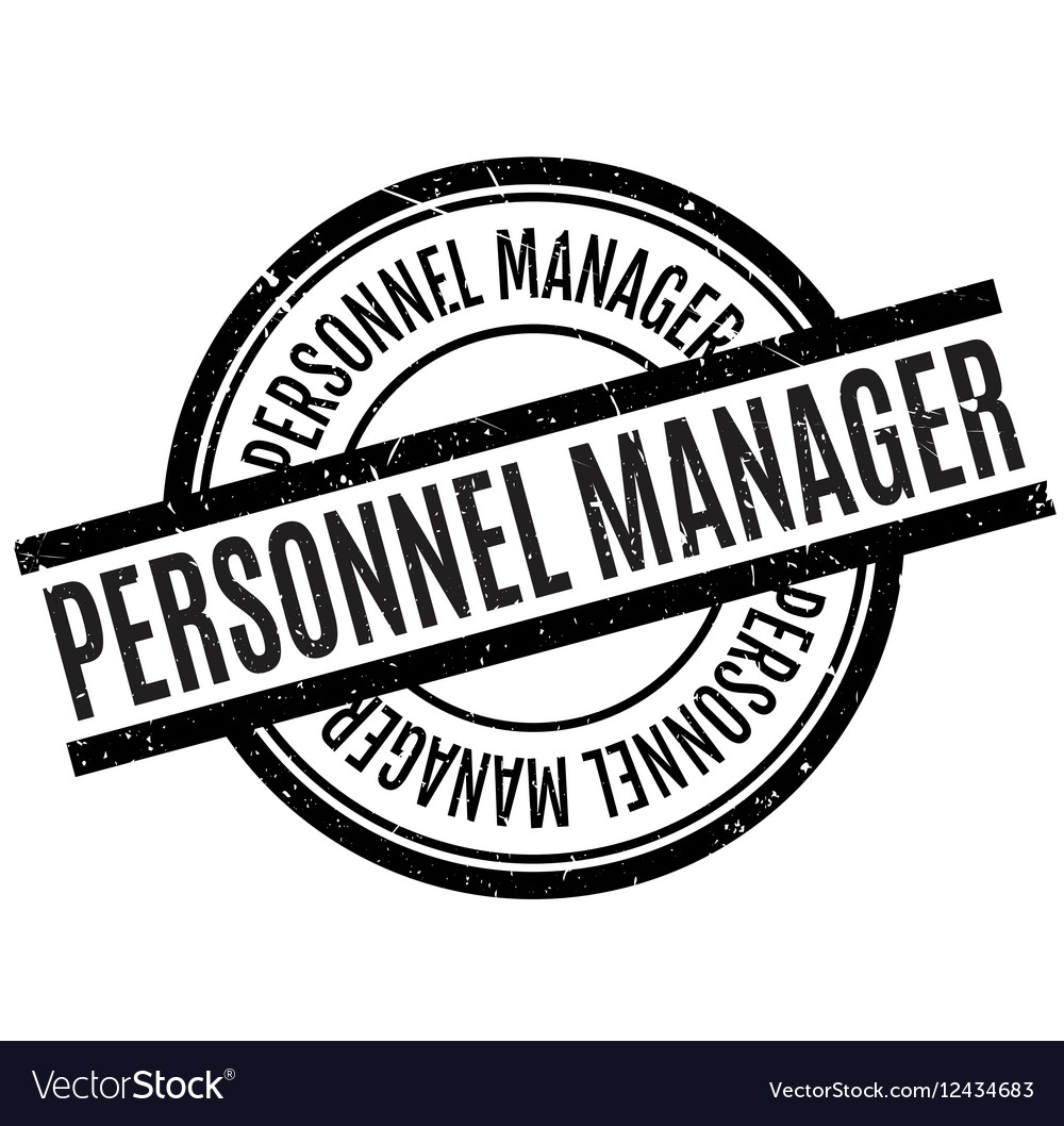 personnel-manager-rubber-stamp-royalty-free-vector-image