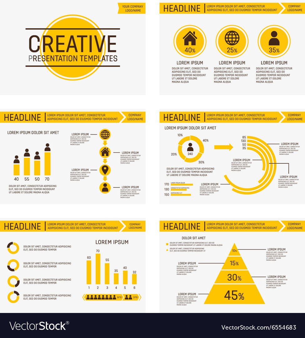 Template for multipurpose presentation
