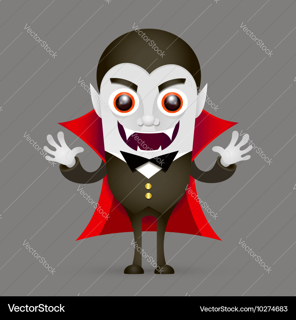 Vampire or dracula Royalty Free Vector Image - VectorStock