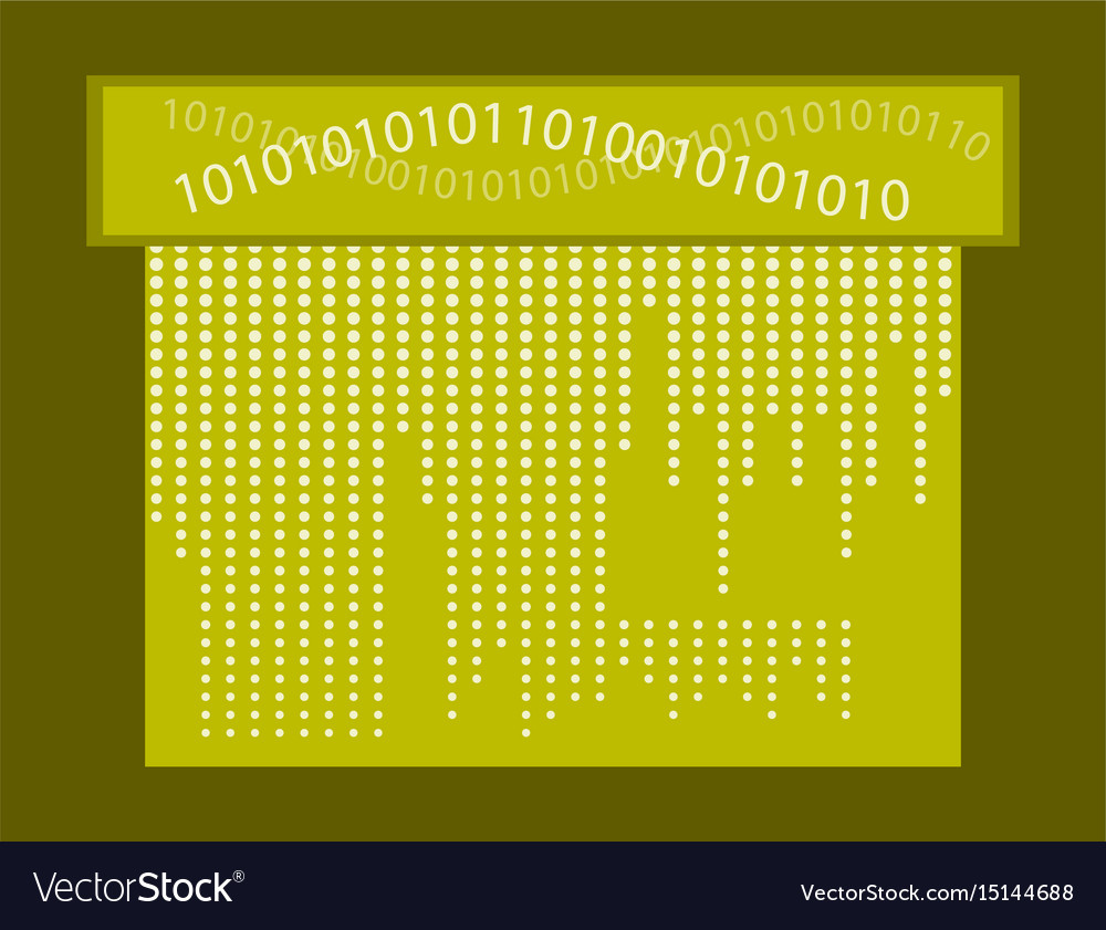 Abstract technology background binary computer