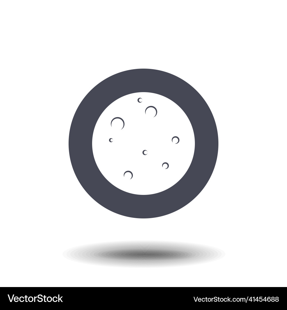 Moon icon Royalty Free Vector Image - VectorStock