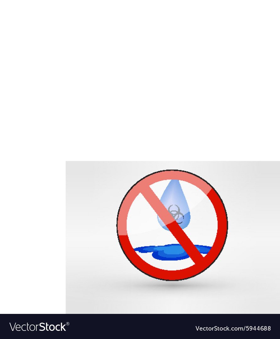 water drop biohazard pollution theme royalty free vector waterdrop theme