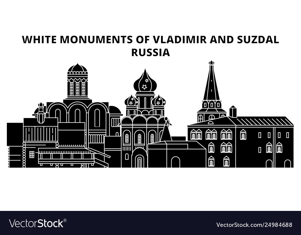 White monuments of vladimir and suzdal - russia