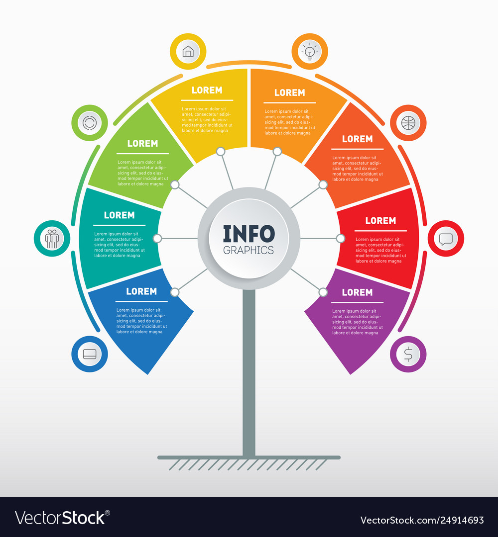 Business presentation or infographics concept Vector Image