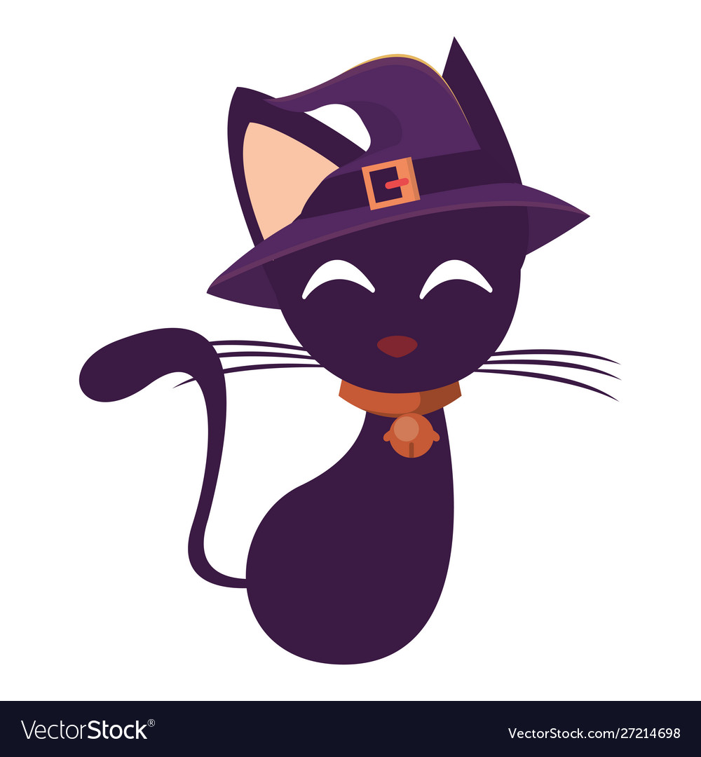 Halloween with witch hat accessory